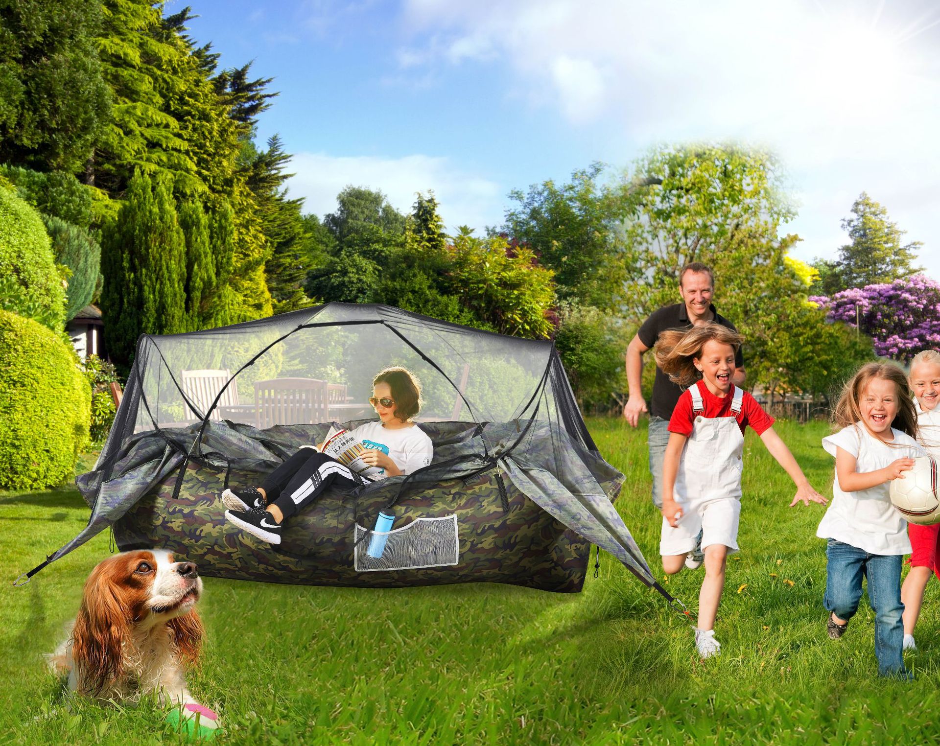 Outdoor Camping Portable Suspension Tent 3