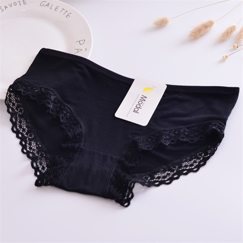 Title 6, Pure Color Lace Edge Bamboo Charcoal Comfortabl...