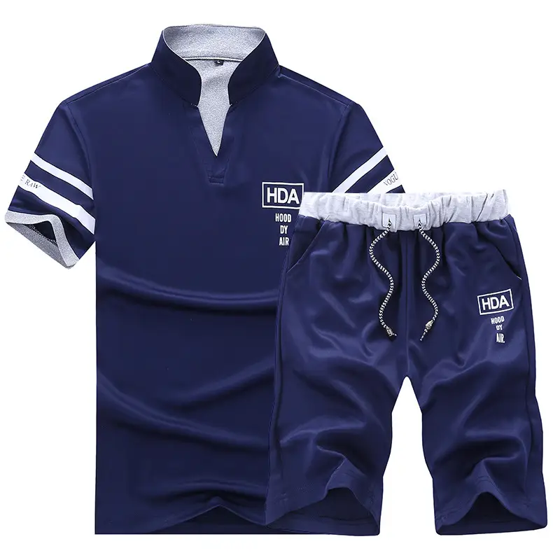 Men's Youth Fashion Casual Sports Short Sleeve Suit