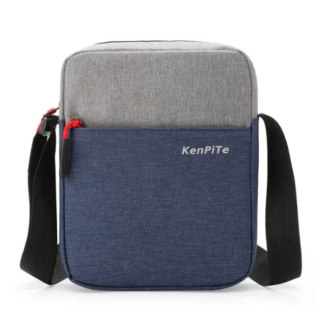 Messenger Bag Fashion Shoulder Bag Casual Bag Diagonal Mobile Phone Bag Men's Small Bag Blue - Shop at LoveMi