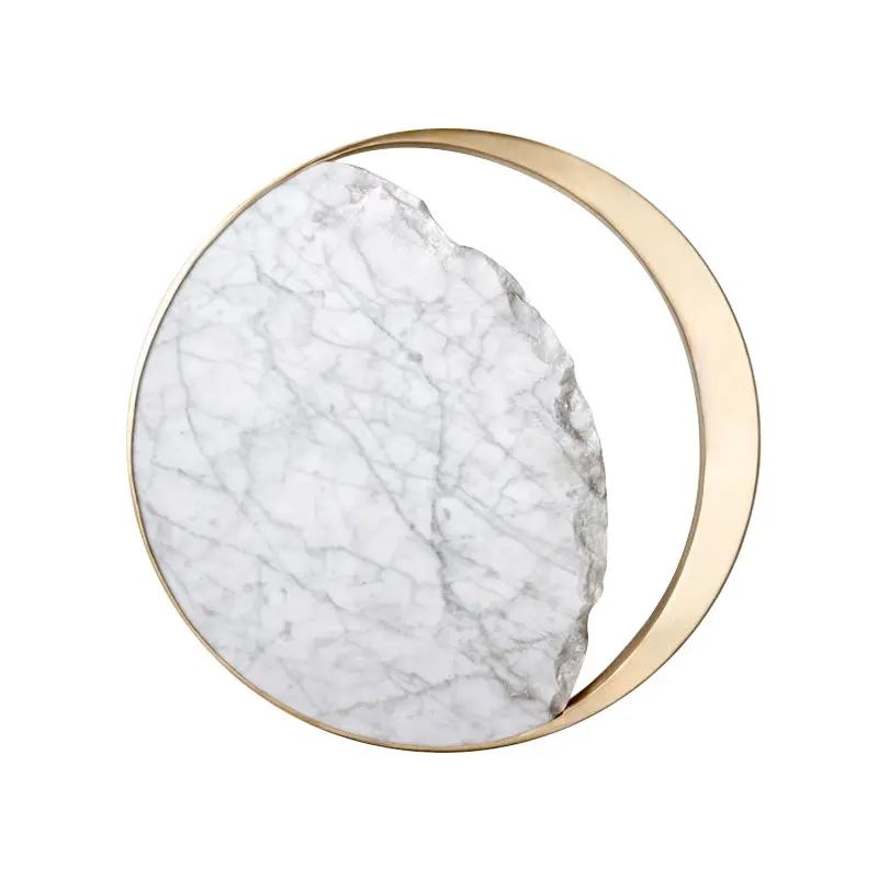 Marble Bedside LED Wall Lamp Creative Art