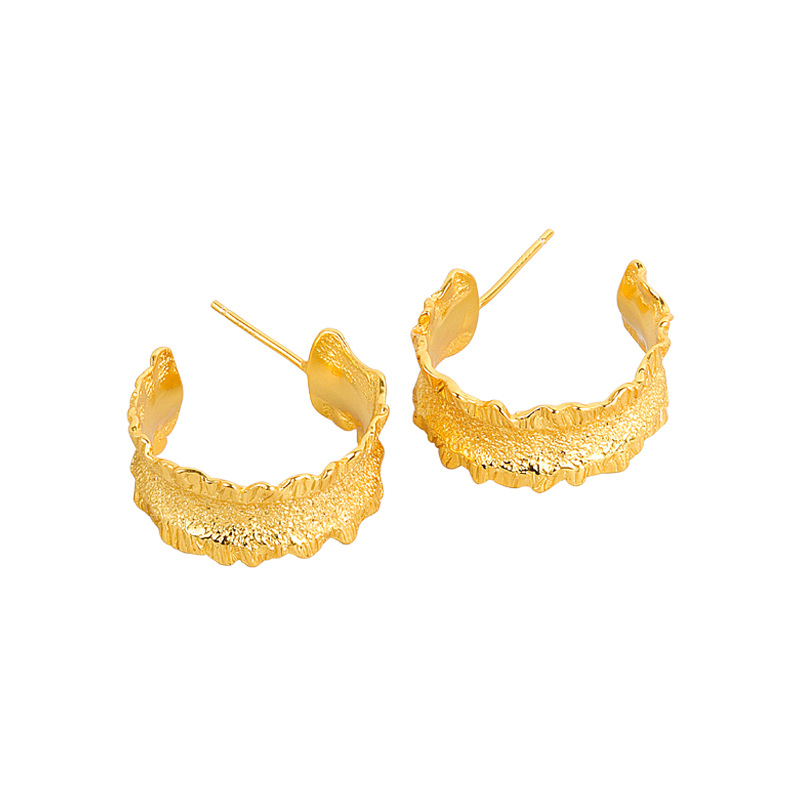 All-match C-shaped Ear Hoop Earrings Female Jewelry