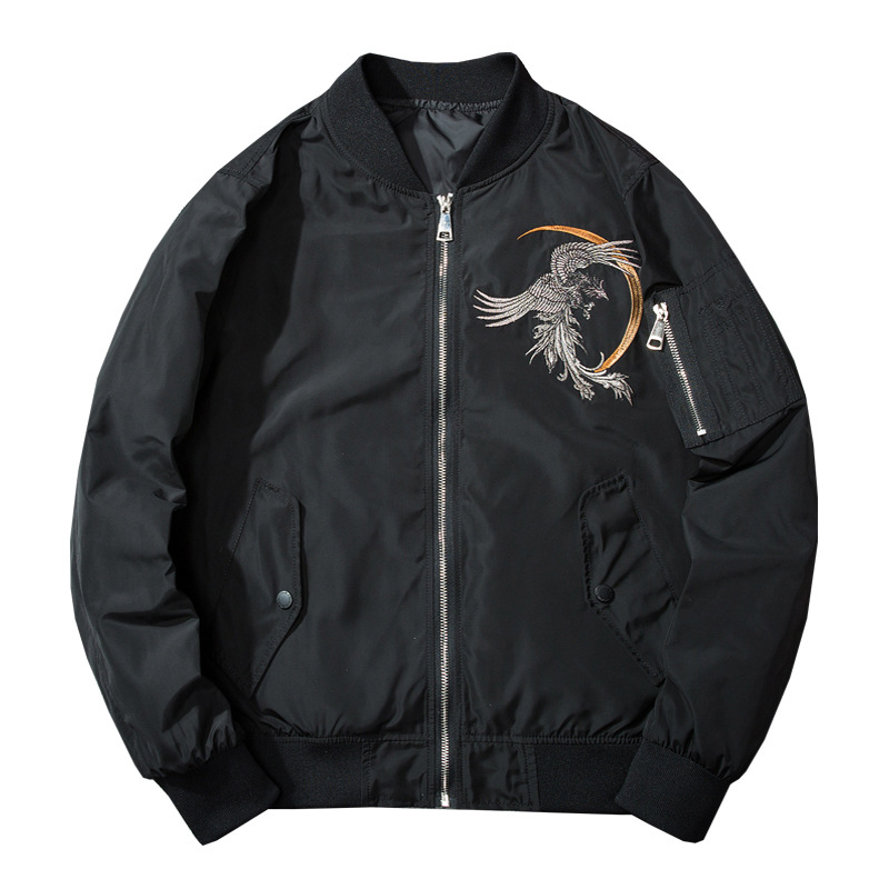 Title 3, Phoenix Bordado Air Force Pilot Jacket Homens e...