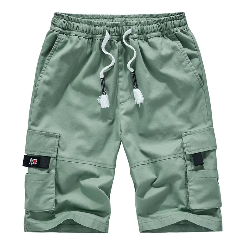 Men's Casual Workwear Shorts Solid Color Loose Large Size Pants