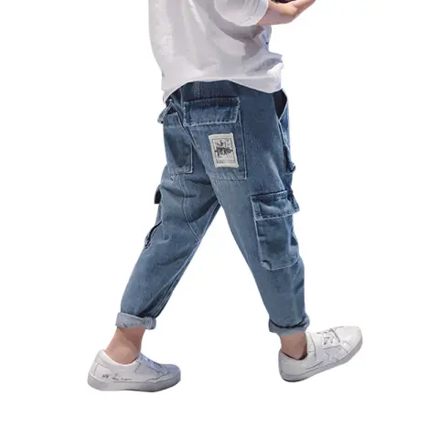Big Kids Loose Harem Trousers Big Plus Fleece Padded