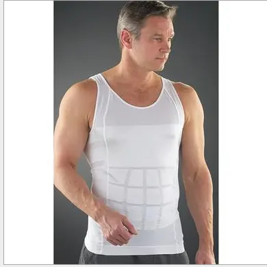 Men's Slim Tummy Belly Body Shaper Compression Trainer Vest