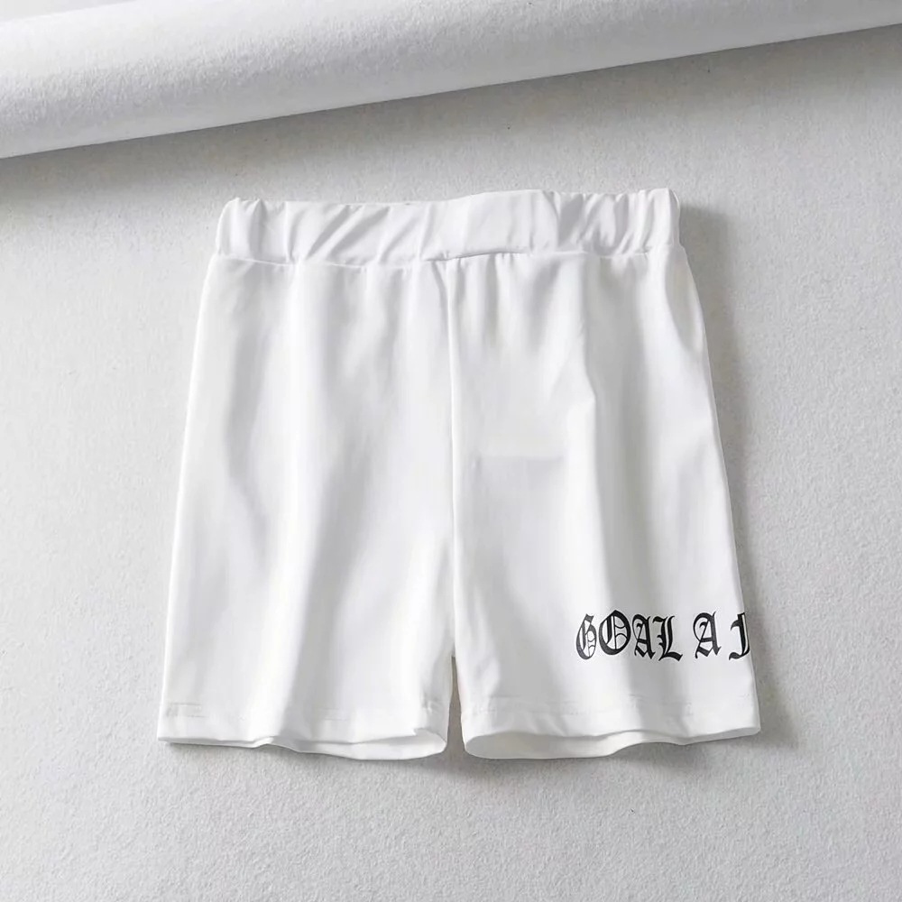 Title 5, Sports Shorts Emptied Skinny Casual Lady Elasti...