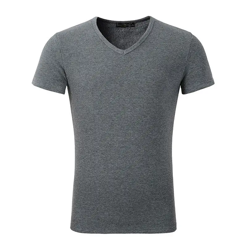 Thicken-fitting Thermal Underwear Men's Half-sleeved V-neck Bottoming Shirt