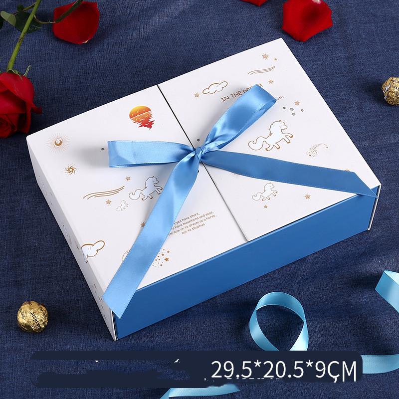 Prince Charming Gift Printed Gift Box Bow Gift Box