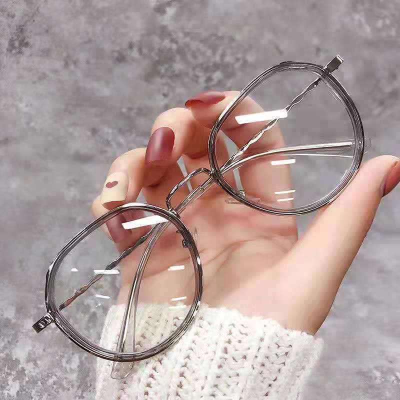 Transparent gray silver frame