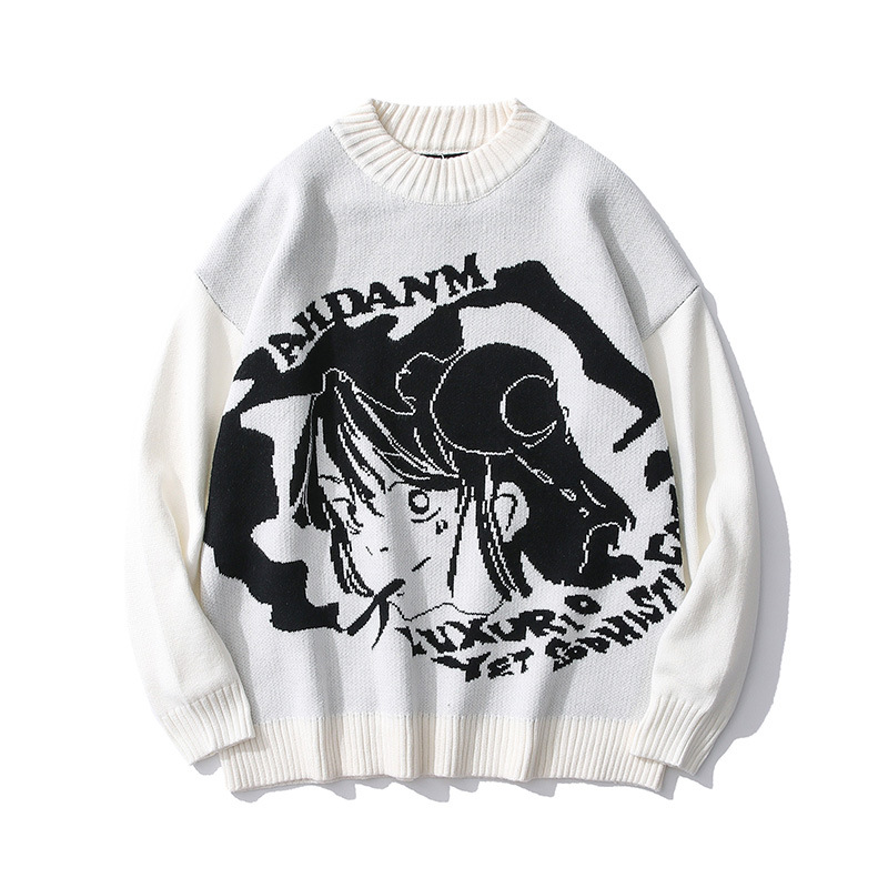 Title 5, Autunno Gioventù Pullover Street Tide High Stre...