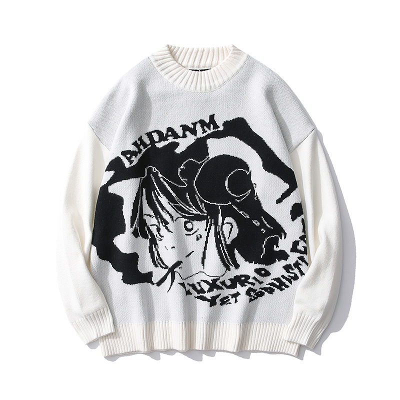 Autumn Youth Pullover Street Tide High Street Sweater Long-sleeved Loose Men And Women