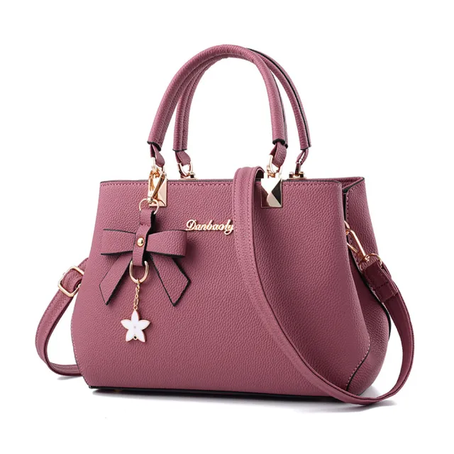 New Style Litchi Pattern One Shoulder Diagonal Handbag Pink - Shop at LoveMi