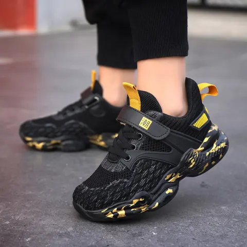 Spring and Summer Mesh Children's Sports Shoes Non-slip Boys