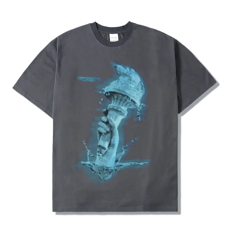 Torch Print Short-Sleeved T-Shirt