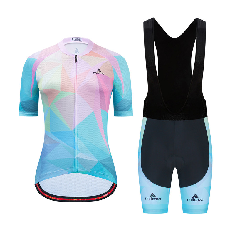 Cycling Suit Women's Short-sleeved Suit