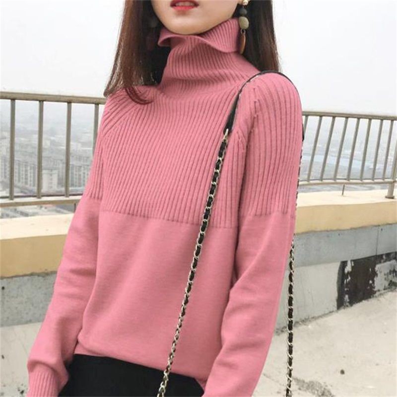 Half Turtleneck Sweater Women's Inner Hedging