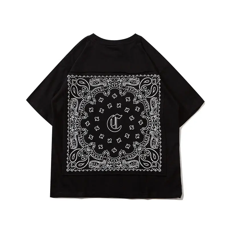 Loose Hip-hop Top Short Sleeve T-shirt For Men And Women