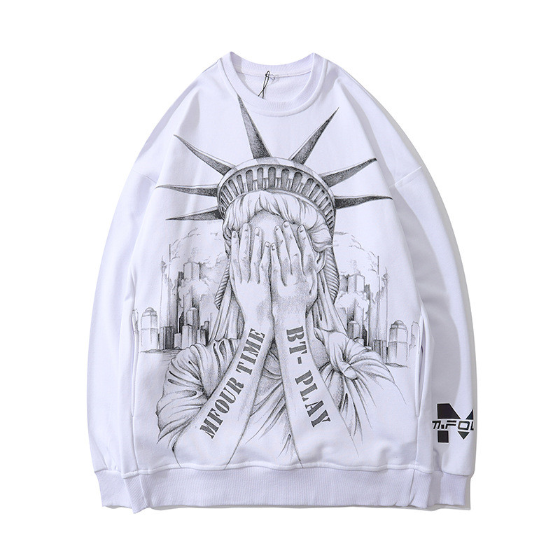 Title 3, Hip Hop Street Graffiti Reflective Couple Sweat...