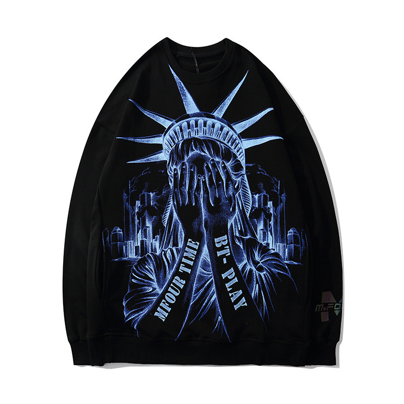 Title 2, Hip Hop Street Graffiti Reflective Couple Sweat...