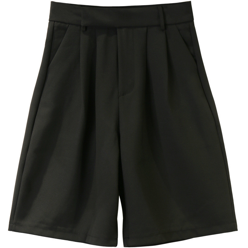 5 Points Loose Pants High Waist Suit Shorts