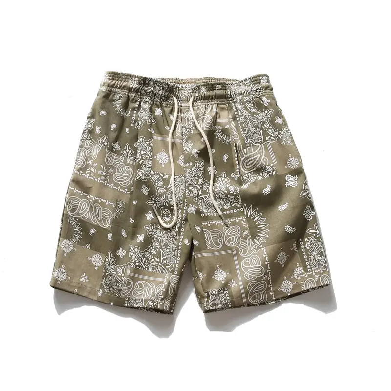 Street Vintage Full Print Cashew Shorts