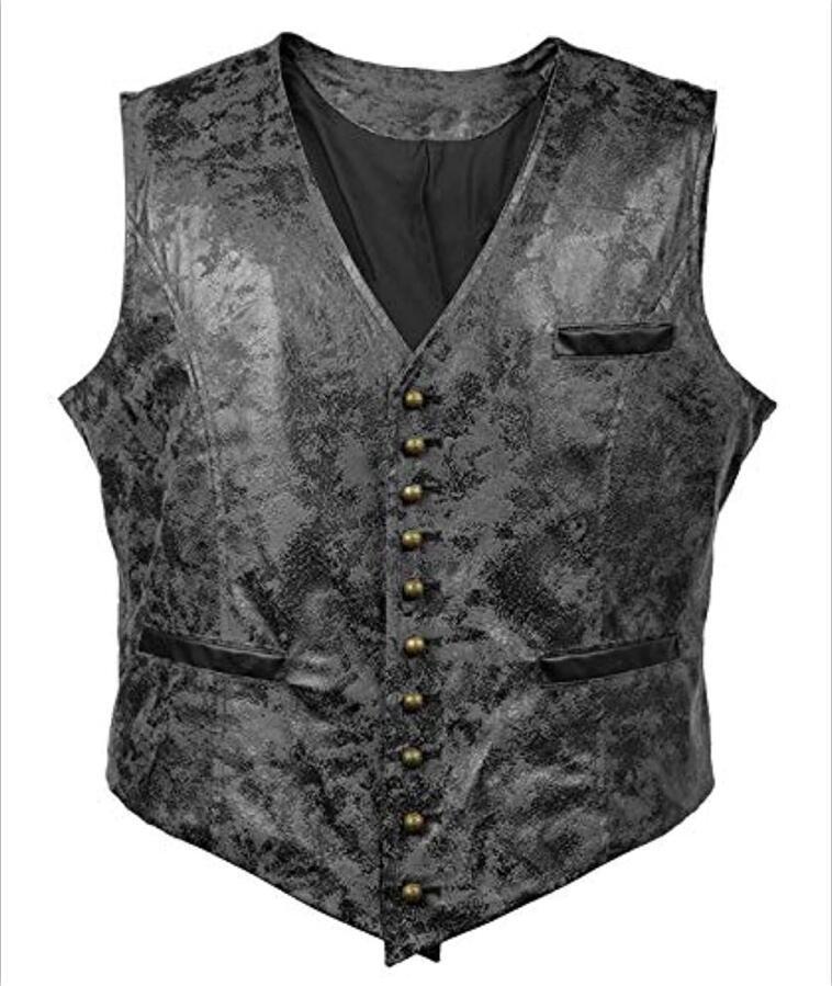 Suede Single-breasted Waistcoat Trendy Waistcoat Vest