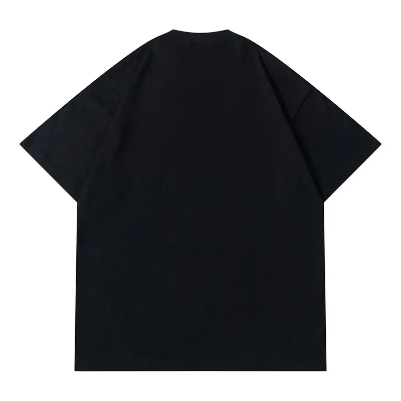 High Street Love Dissolving Hot Rhinestone Print Short Sleeve T-shirt