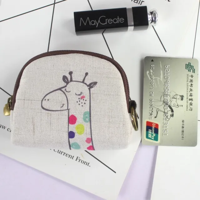 Cute Mini Coin Purse Bag Wallet Korean Canvas Kids Money Purple - Shop at LoveMi