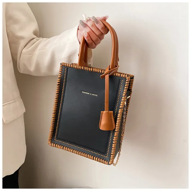 Material Package Made By Hand To Send Girlfriend Gifts Tote Bag Portable Female Bag Small Shoulder Messenger Bag Black - Shop at LoveMi