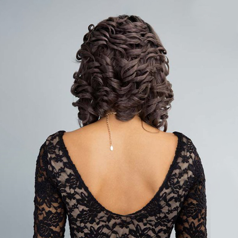 Black Wave Wig Headgear — foto 3