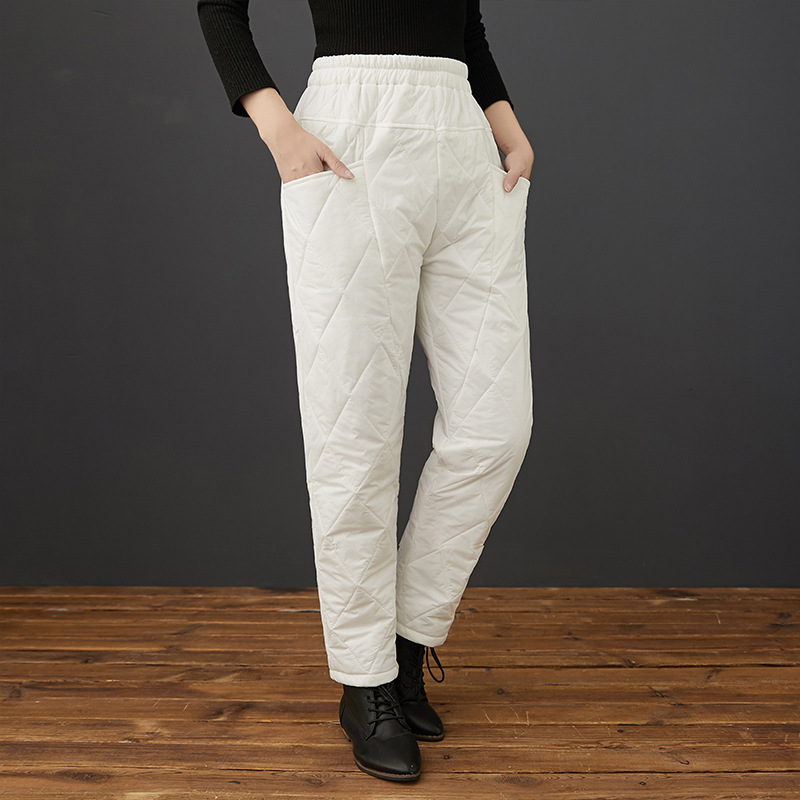 Title 3, Fashion Casual Harem Cotton Trousers With Diamo...