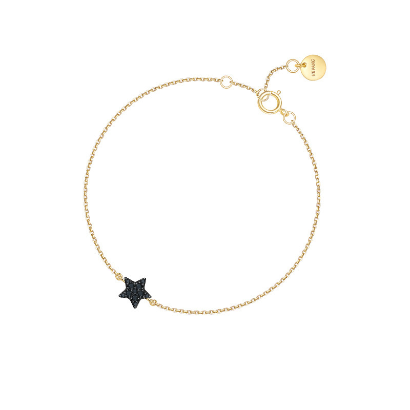 S925 Sterling Silver Micro-set Crystal Diamond Mini Symbol Bracelet