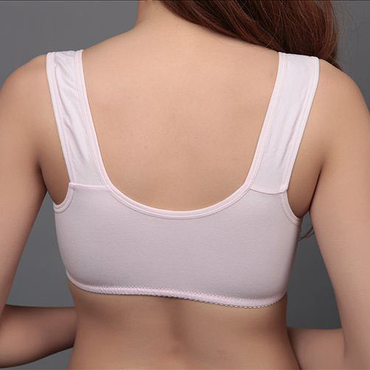 Title 5, No Rims Nursing Bra Thin Cotton Front Buckle La...