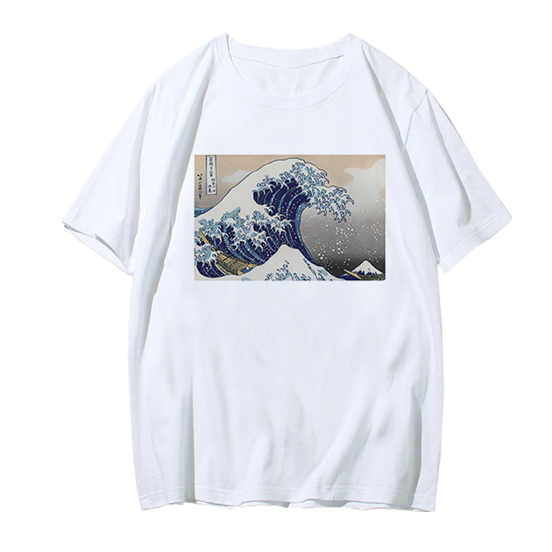 Van Gogh Portrait Print Summer Top T-shirt