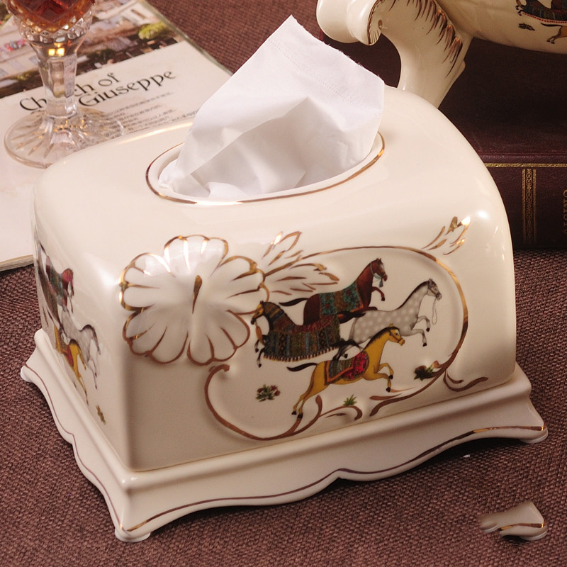 European-style Fruit Plate Set Modern Luxury Gift Ceramic