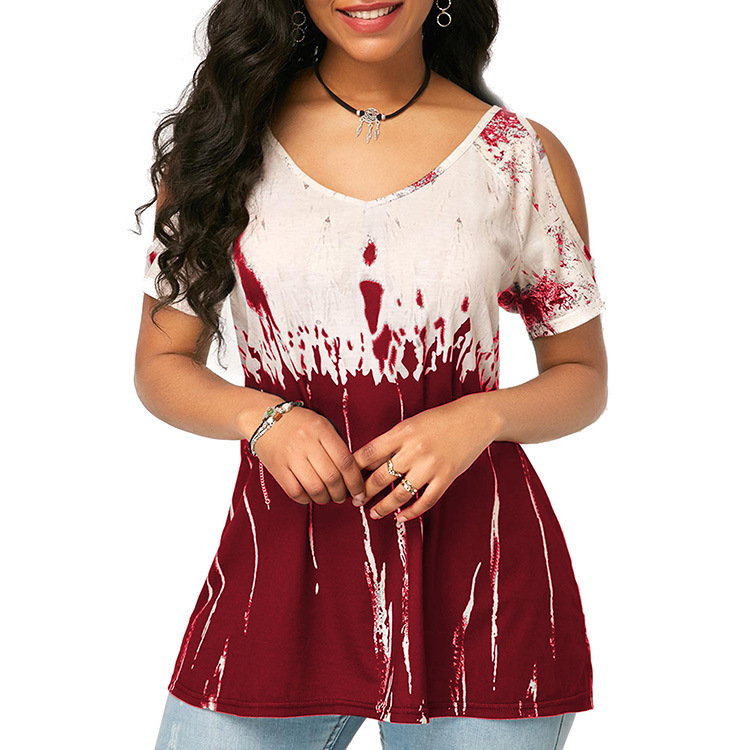 Trendy Women's T-shirt Off Shoulder Short Sleeve