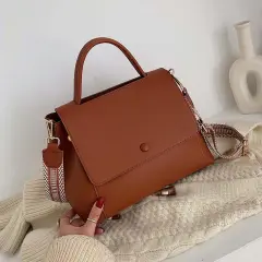 All-Match Western-Style Messenger Bag Western-Style Fashion Shoulder Bag - Brown - View 1
