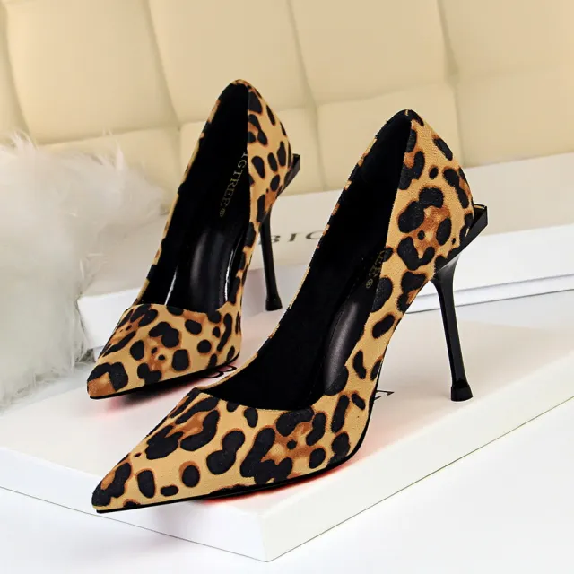 Female Leopard Print Single Shoulder Handbag All match Chain Diagonal Small Square Bag Leopard - Shop at LoveMi