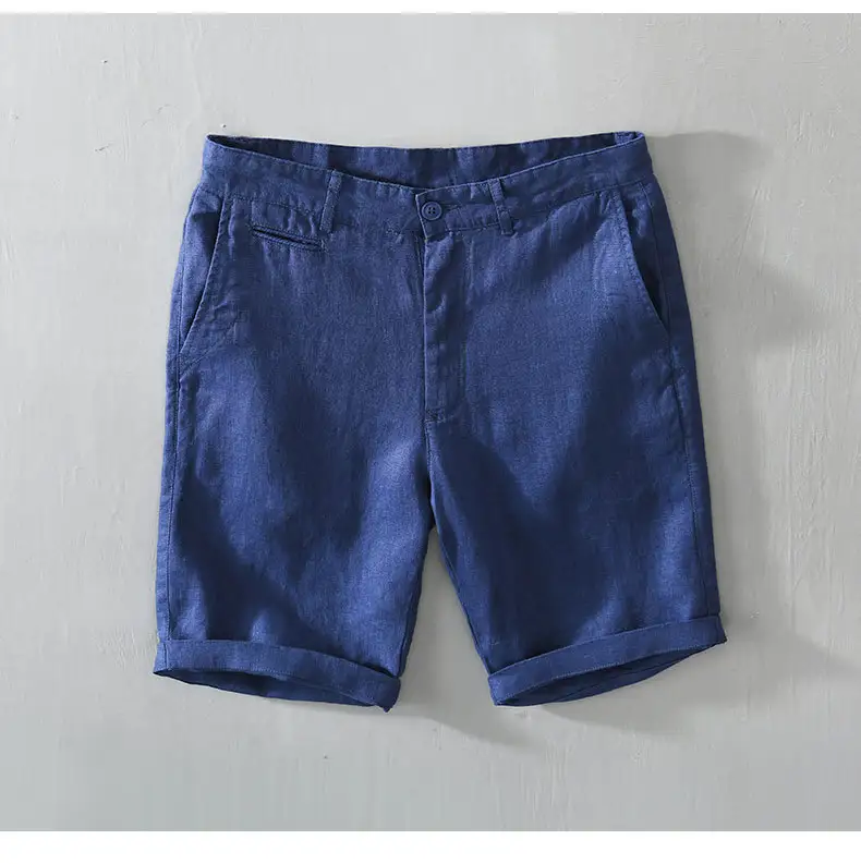 Linen Shorts Loose Casual Beach Casual Five-point Pants Men's