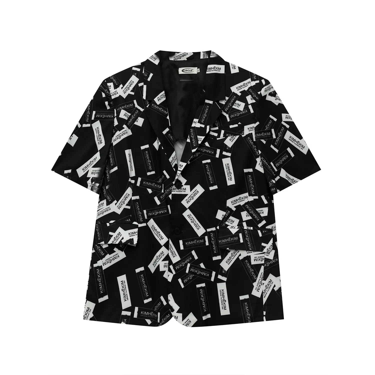 Loose Trend Shirt Men's Design Sense Ins Letters