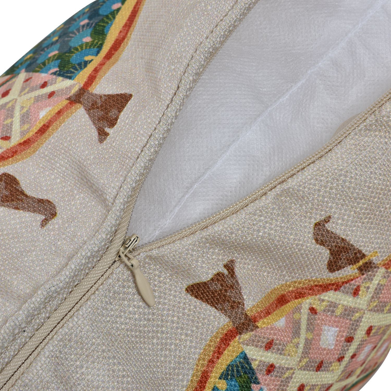 Printed Cushion Shell Ethnic Style Woman Pattern Living Room Bedroom Sofa Cushion Pillowcase