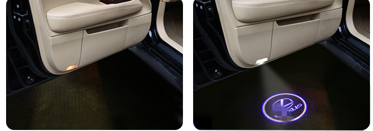 Lexus Welcome Light LS LX ES Car Door LOGO Light Projection Laser Light — foto 2