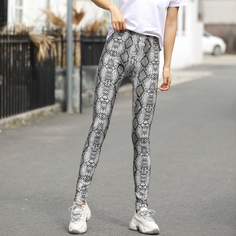 Printed Leggings Wear Large Stretch Trousers