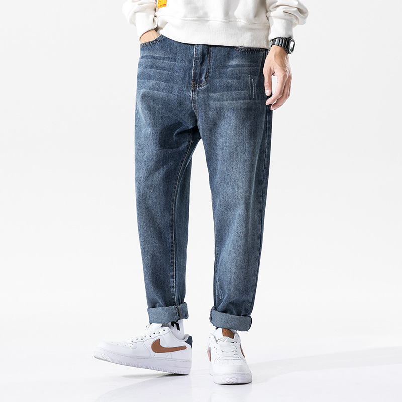 Title 5, Jean Homme Automne Coupe Droite Ample Style Cor...