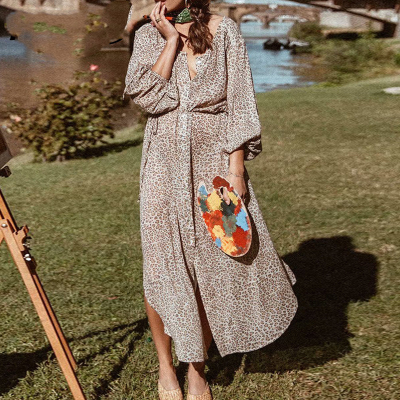 Women's Long Sleeve Shirt Dress