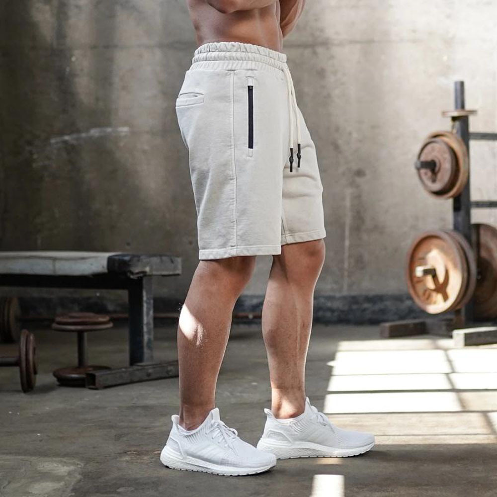 Summer Casual Loose Five-Point Pants Men'S Training Pants Cotton