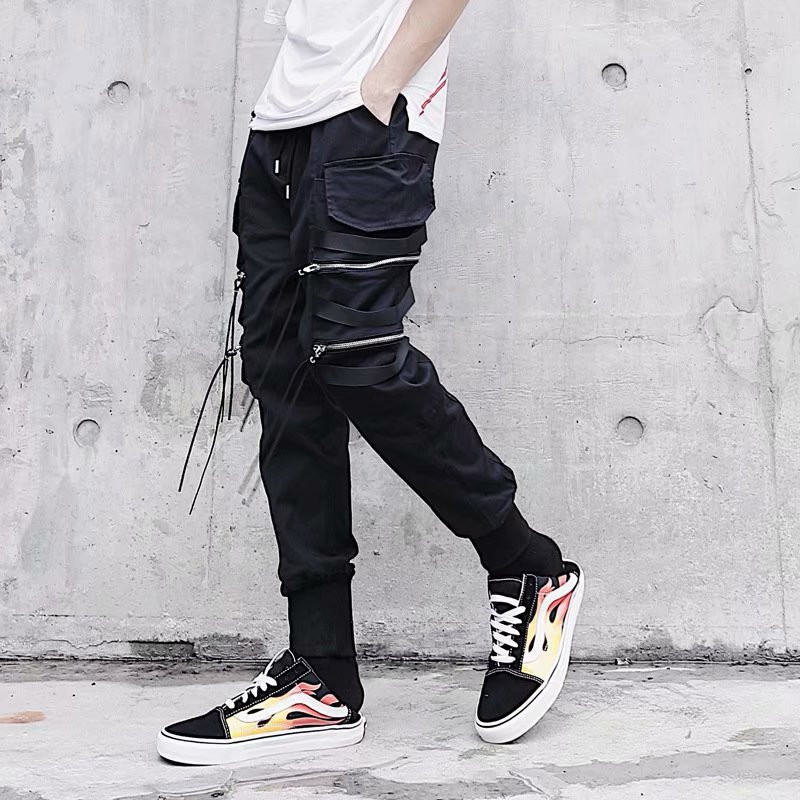Hip-hop Pants Loose Straight Leg Casual Harem Pants Men