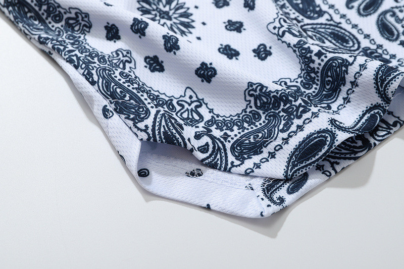 Casual Loose Printed Hip-hop Sports Beach Pants Personality Five-point Pants