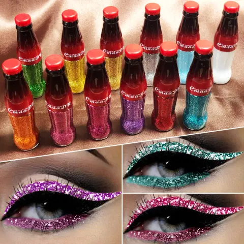 Color Eyeliner Glitter Pencil Women Party Smoky Sexy Eyes
